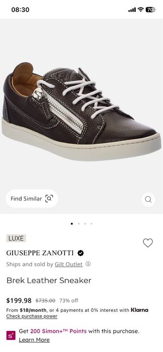 Pantofi Giuseppe Zanotti marimile 35 si 36
