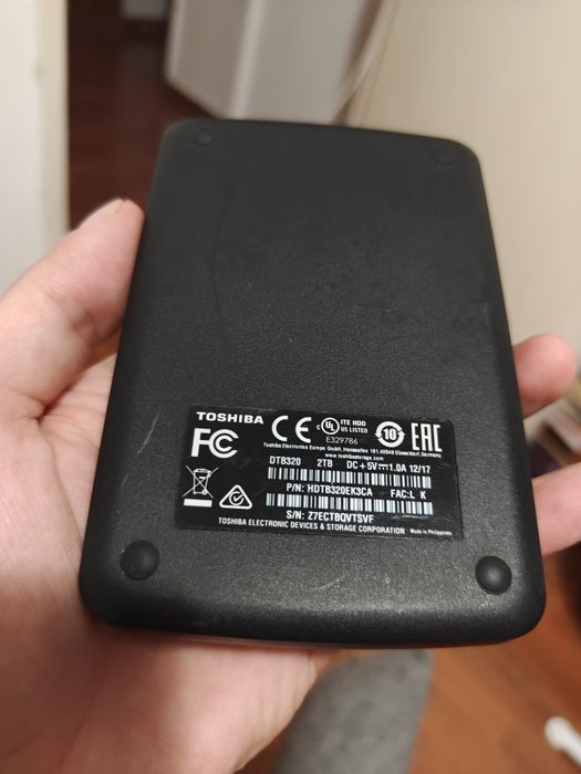 Harddisk Extern Toshiba