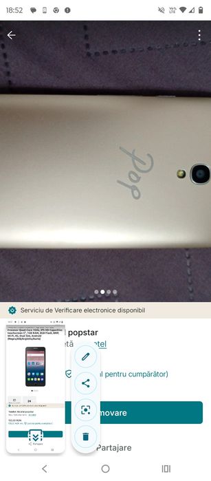 Telefon Alcatel.popstar