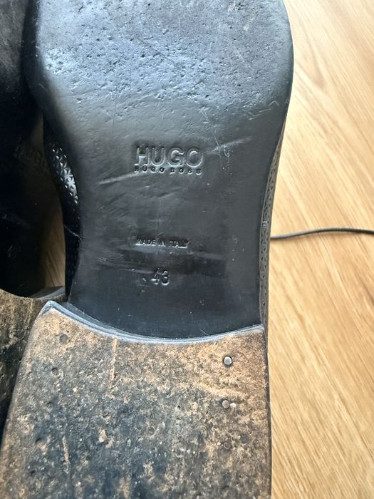 Pantofi Hugo Boss (HUGO) - piele naturala, Derby, 43