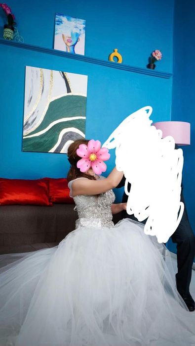 Продам свадебное платье рыбка