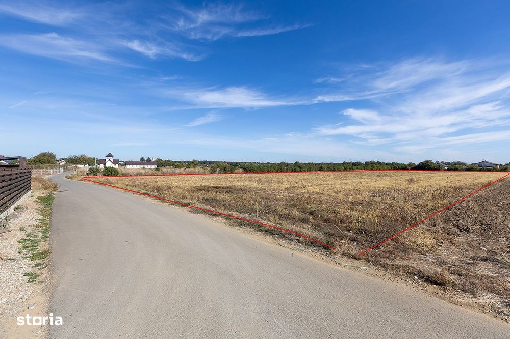 Teren Balotești, Str. Amurgului, lot 400 mp, 460 mp, 500 mp, 1.397 mp