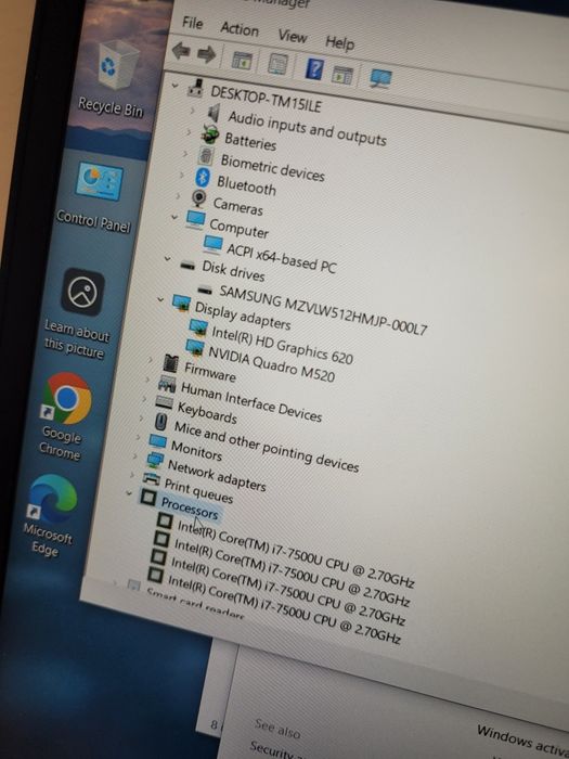 Laptop Lenovo Thinkpad P51s intel i7 ssd 512gb