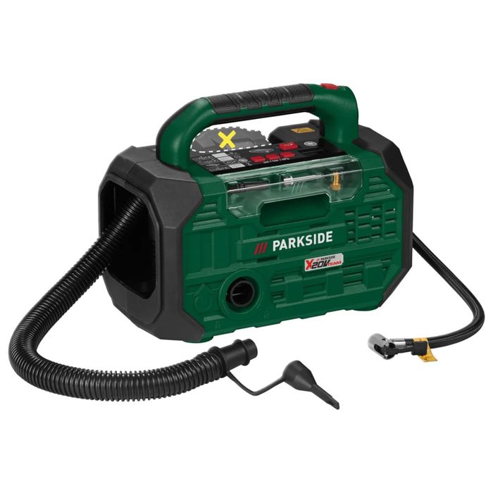 Нов Акумулаторен Компресор и Въздушна Помпа Parkside 20V.