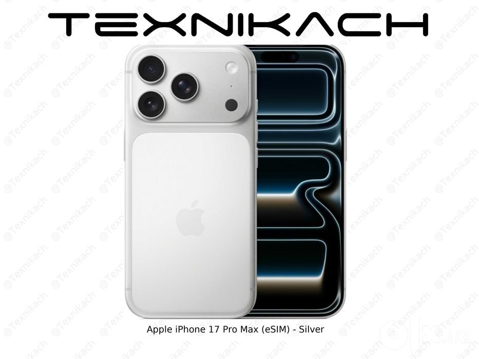 iPhone 17 Pro Max eSIM + eSIM • Yetkazib berish • Tekshirib to‘lash