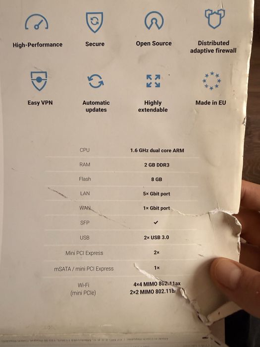 Turris OMNIA Router internet WI-FI 6 TOP