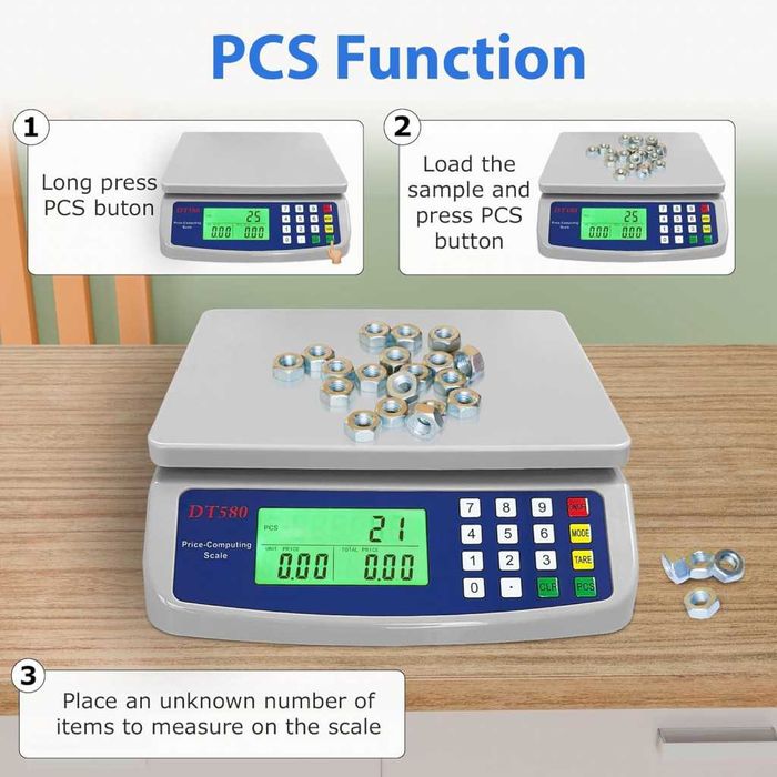Мини електрическа везна 30 кг DT-580
