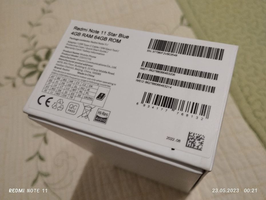 Телефон смартфон Redmi note 11 Астана