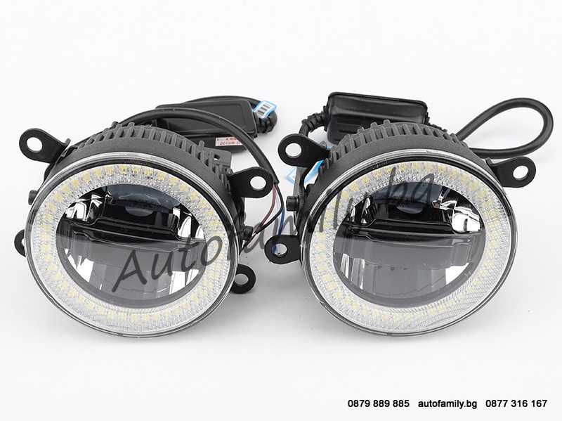 Ново!Диодни халогени LEDriving 3in1 AngelEyes Bi-color 6000k/3000k