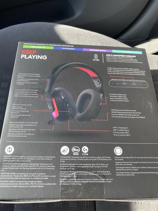 Casti Logitech astro a20x lightspeed wireless