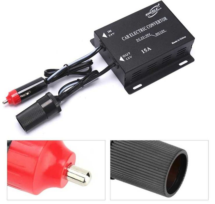 Преобразувател / Конвертор 24V-12V 15A