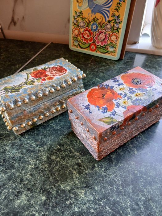 Продам шкатулки ручной работы