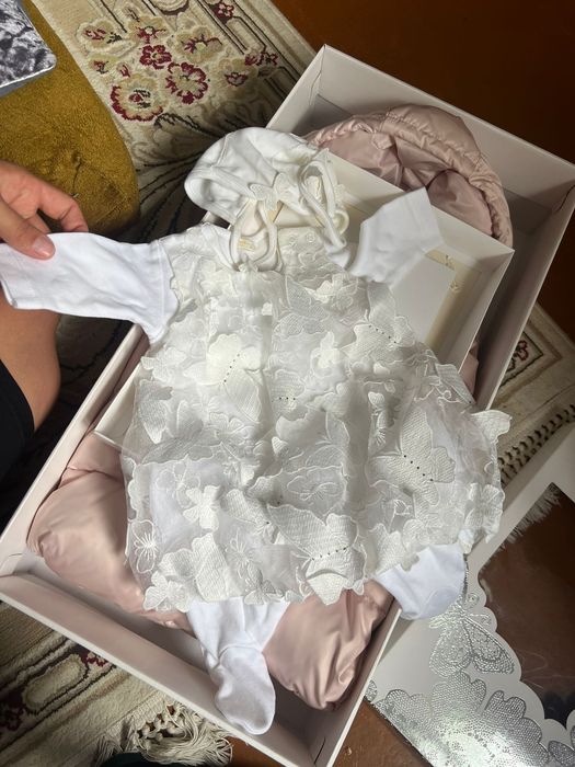 Конвертт на выписку с платьем