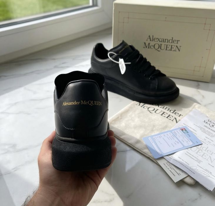 Adidasi Alexander McQueen Negru - Premium