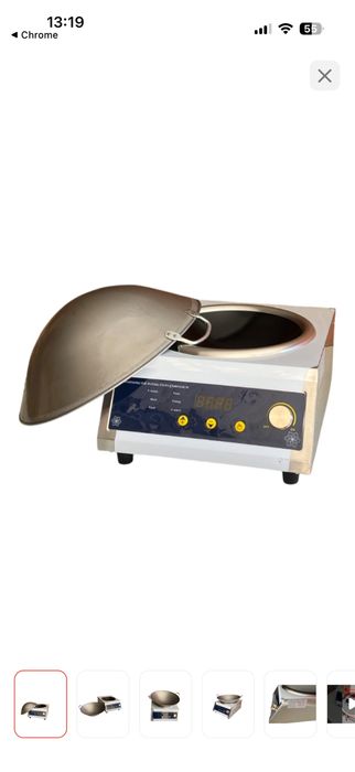 Настольная плита ПИВС-5кВТ серебристый