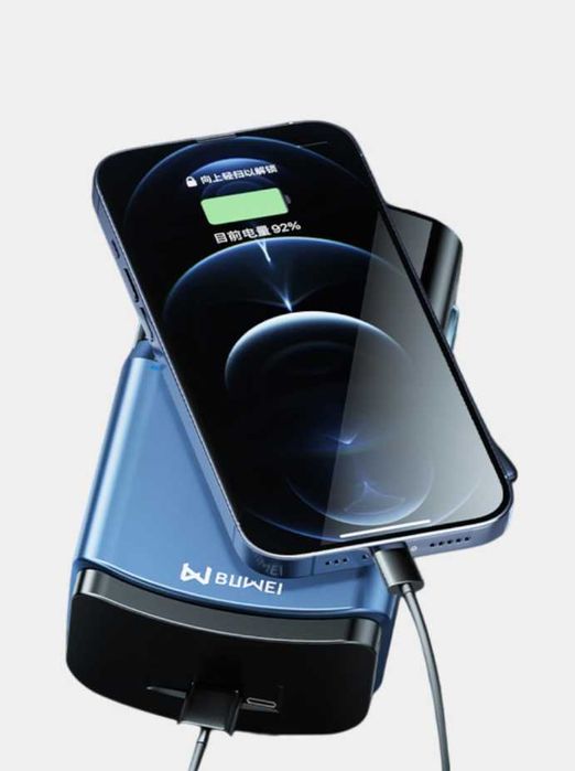 Насос Автомобильный многофункциональный  Power bank Стартер BUVAYE