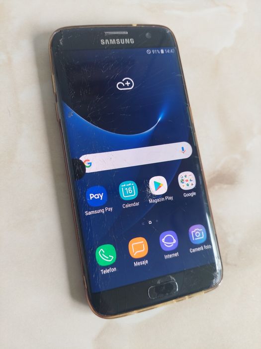 [S7Edge] Vând Samsung Galaxy S7 Edge Black (perfect funcțional) + husă //poze reale
