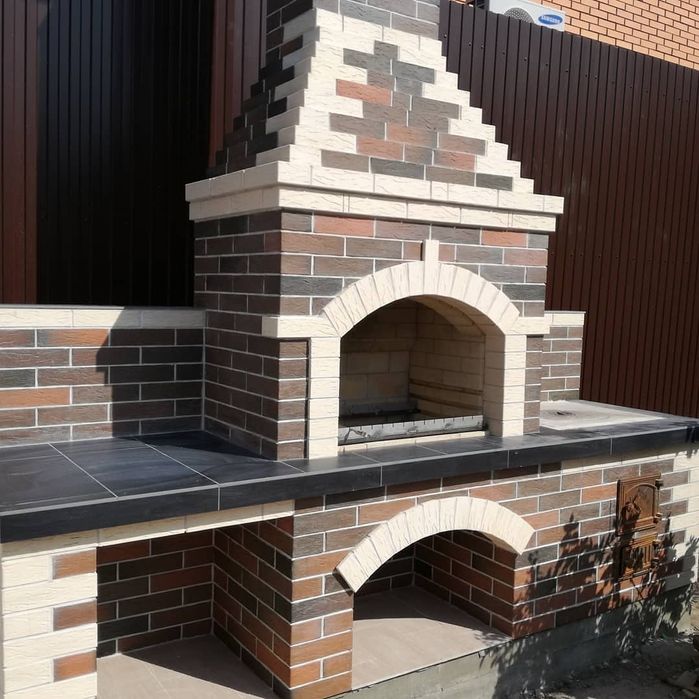 Камины, мангалы, дворовые комплексы