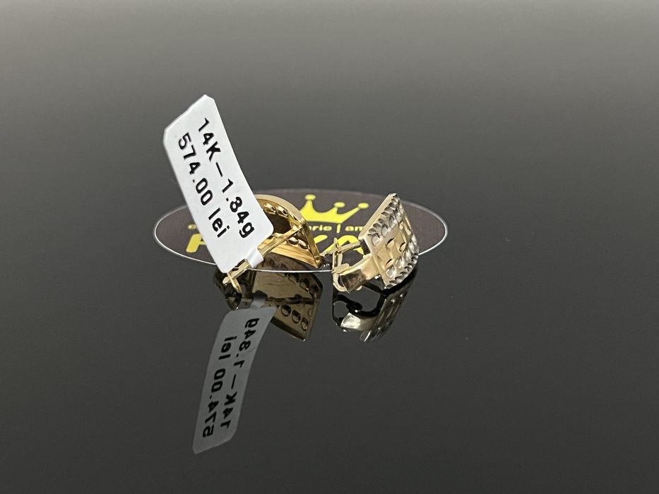 Bijuteria Royal CB : Cercei dama aur 14k 1,34gr