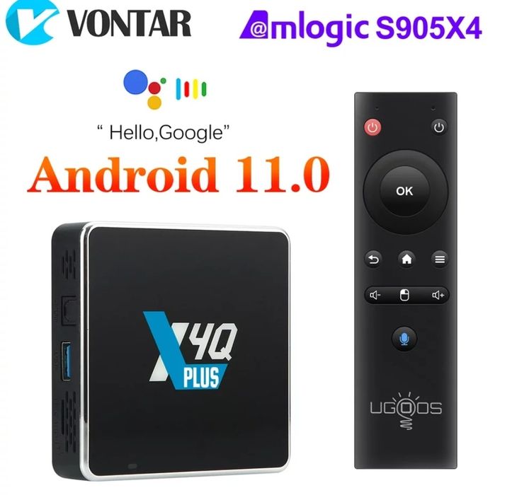 Смарт приставка.Ugoos X4Q pro,plus,extra.андроид11.+прошивка 5000канал