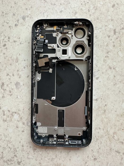 Carcasa full flex iPhone 15 Pro Blue, ca noua