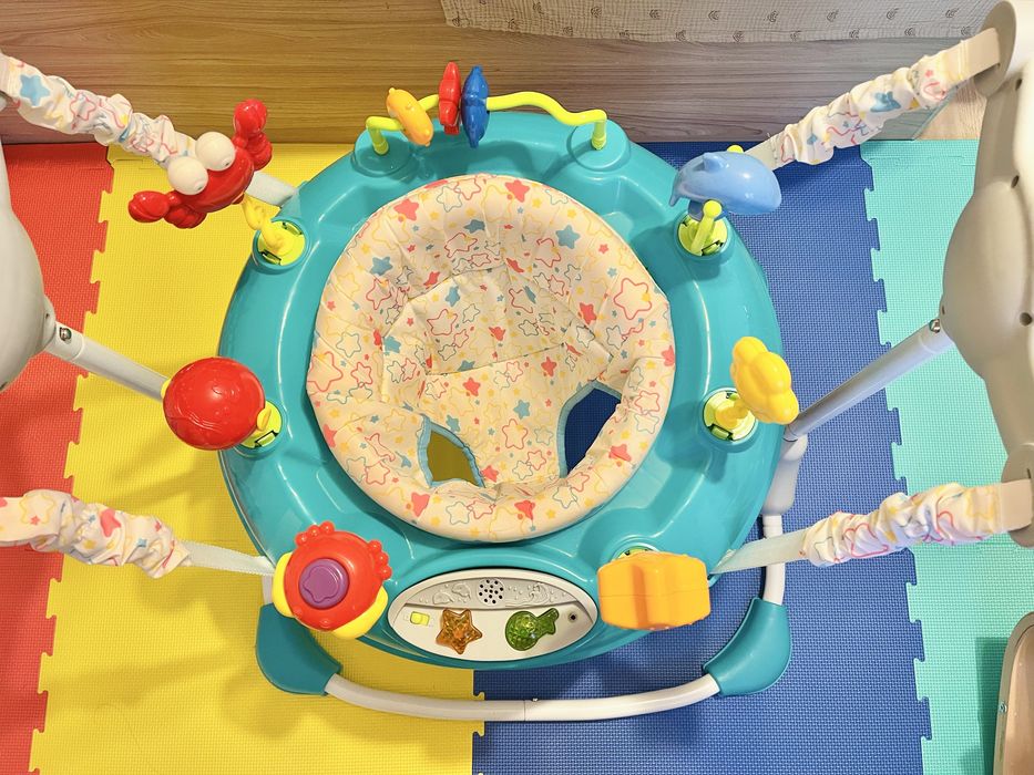 Детско бънджи Moni Vista - син цвят