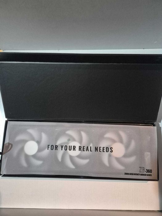 Ventilator JONSBO ZB-360W Black (3-in-1) ARGB PWM - Resigilat/Ca Nou