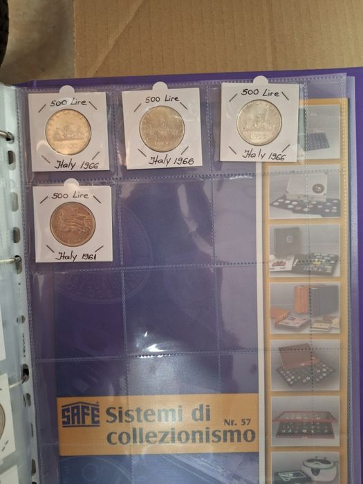 Colecție monede 250 buc cca