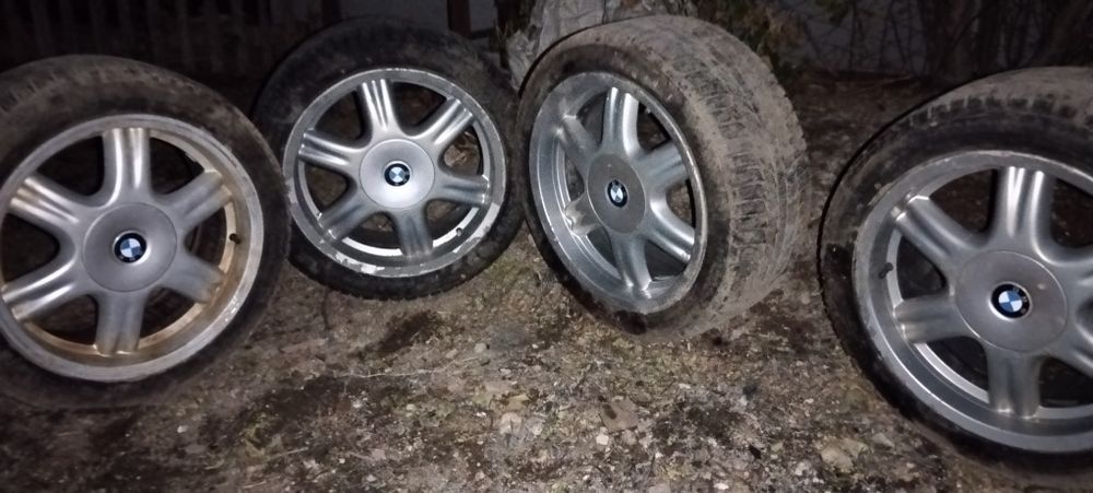 Диски с резиной на БМВ е34