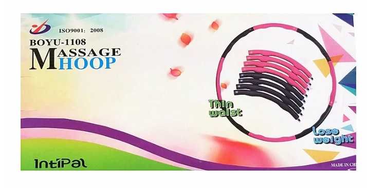 Intipal boyu 1108 Хула-хуп разглобяем с дизайн на вълни, 8 секции