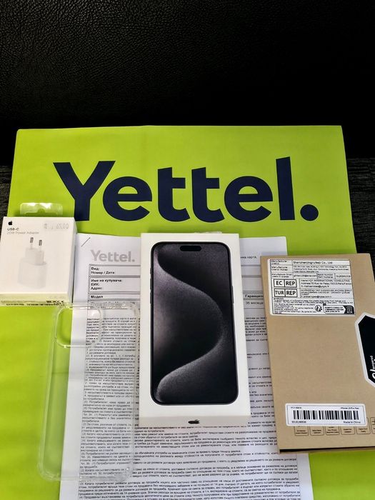 256GB iPhone 15 Pro Max Гаранция Yettel 3г. 2026 Black | Черен