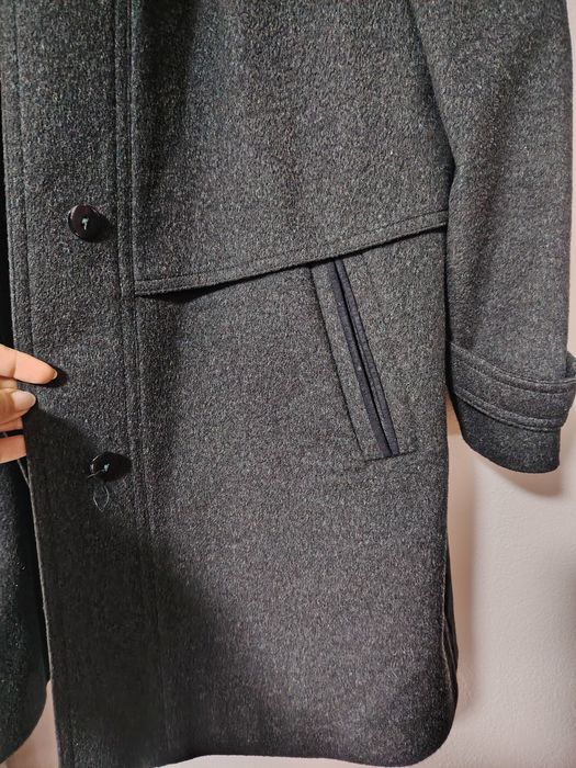 Palton lână & apacca Loden