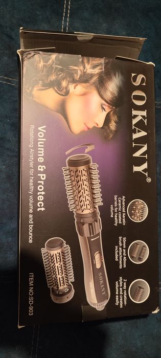 Фен плойка с  насадками.