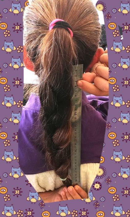 Продаются волосы, натуральные, длина косы - 30 см