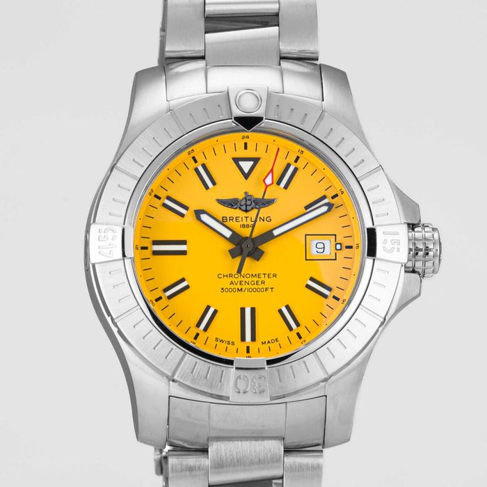 Breitling Avenger II Seawolf A17319101I1A1 Yellow Dial