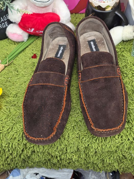 Strellson мъжки мокасини естествен велур N44,5