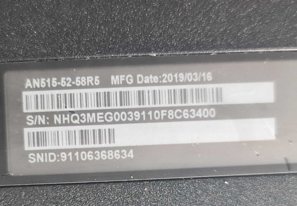 Геймърски лаптоп  acer nitro 5 15.6