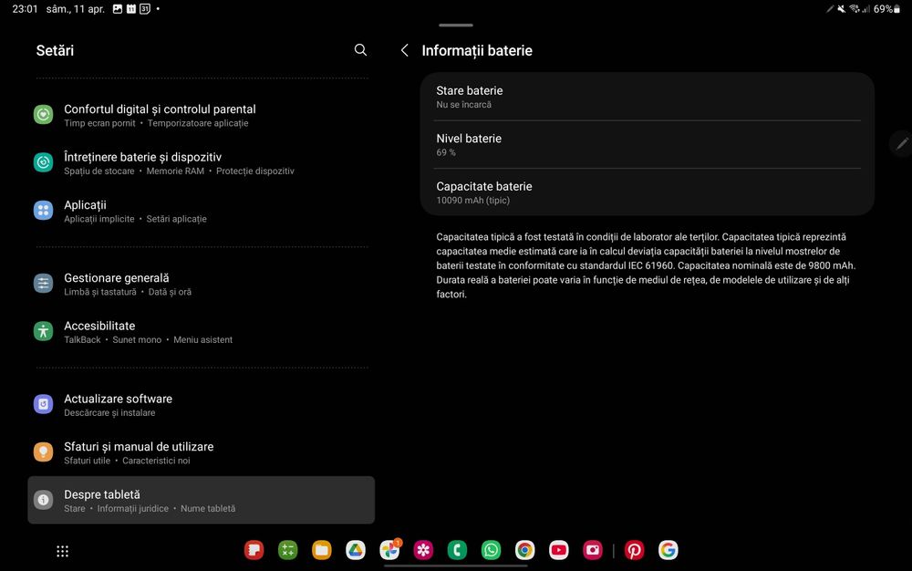 Tableta Samsung s7 plus, 5g