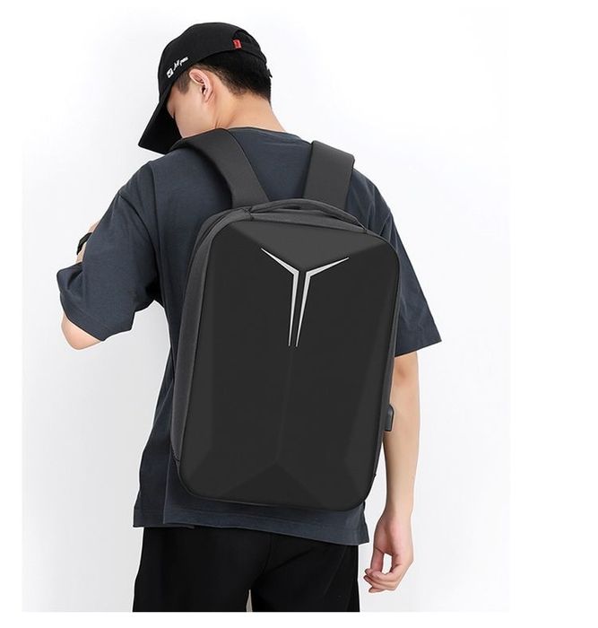 Рюкзак для ноутбука мужской с твердым корпусом водонепроницаемый сумка