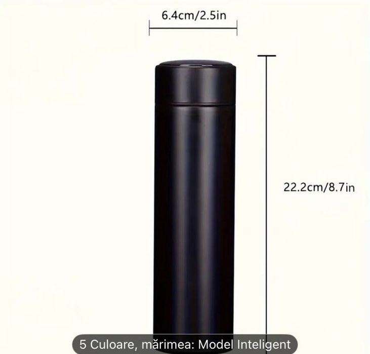 Termos inteligent cu afişaj LCD