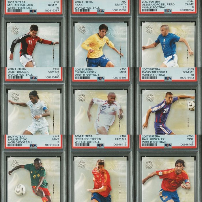 Panini Topps diverse Carduri/Stickere autentificate si gradate de PSA