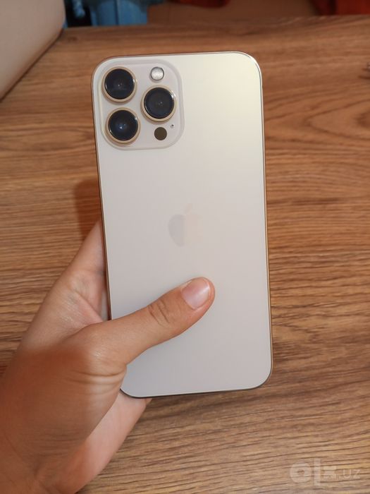 iPhone 13 Pro Max sotiladi Gold rangli, original zaryadka Yomks91%