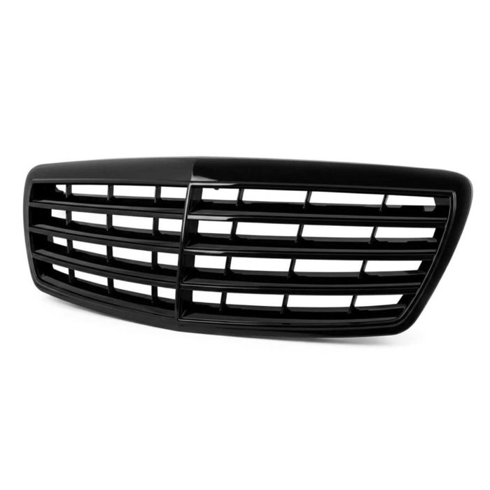 Черна решетка за Mercedes E-Class W211 (2002-2006) Преди Фейслифт – Gloss Black, черен гланц, амг тунинг