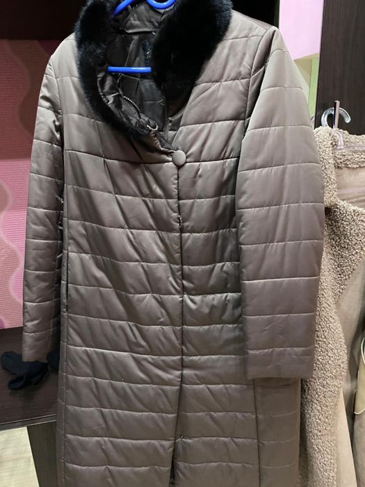 Куртка с норковым воротником