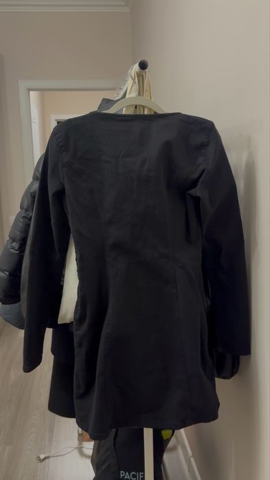 Черное платье-деним Zara