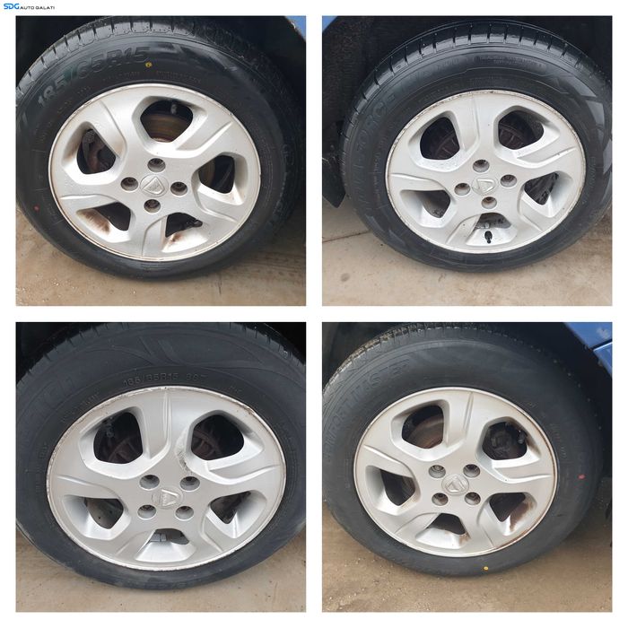 Set 4 Jante Janta Roata Roti Aliaj 185 65 15 R15 Renault Captur 2013 - 2017 (anvelope vara dot 2023, 2025) [Q0517]