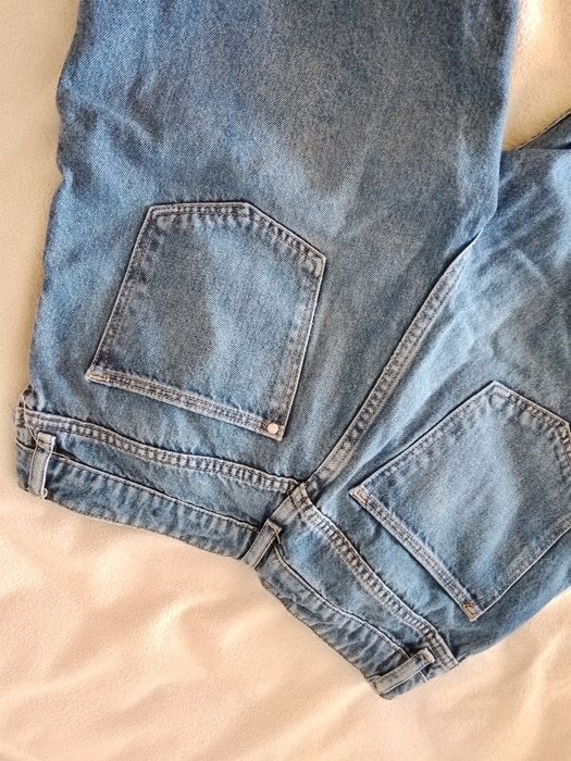 Прави къси дънки Loose Denim Jorts - размер (158 см)