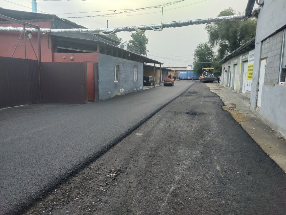 Асфальтирование территории площадок