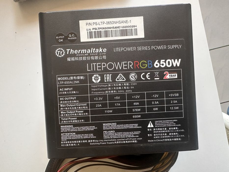 Sursa PC Thermaltake Litepower RGB 650w