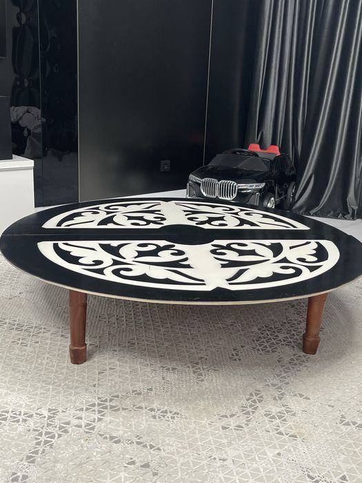 Круглый стол складной дерево